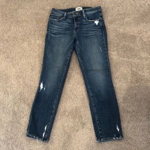 Paige High Rise Jimmy Jimmy Crop